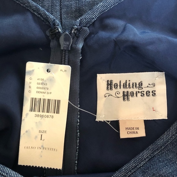 Eddi Denim Dress by Holding Horses for Anthro - Picture 6 of 6